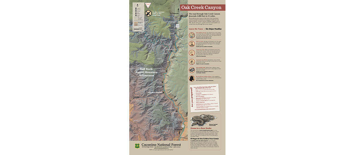 Sedona interpretive sign